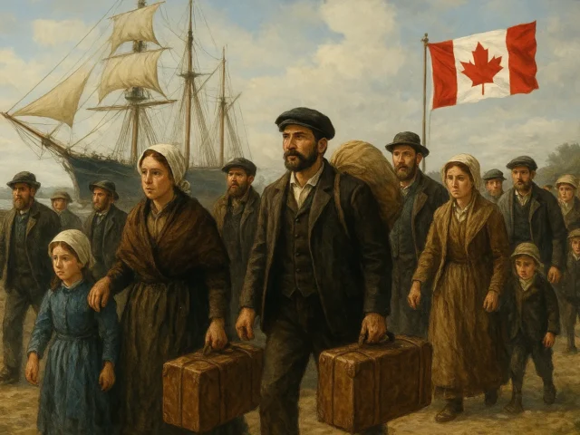 French people to Canada